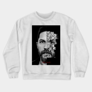 Inception To Dunkirk Tom Hardy's Blockbuster Journey Crewneck Sweatshirt